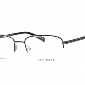 Adensco AD 131 MT RUTHENIUM/clear demo lens 0R81 00 52-18-140 MM
