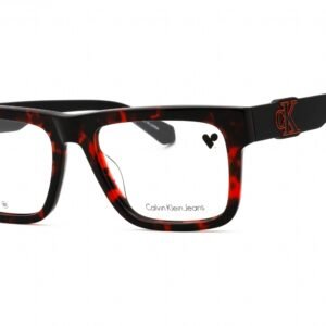 Calvin Klein Jeans CKJ23647 ORANGE HAVANA / Clear demo lens 239 54-18-140 MM