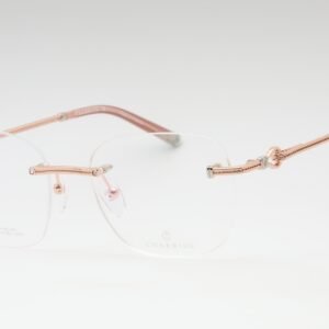 Charriol PC71036 Shiny Pink Gold/Burgundy / Clear Lens C03 54-18-0 MM