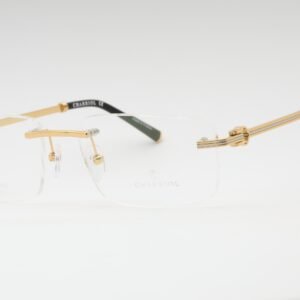 Charriol PC75081 Shiny Gold/Silver / Clear Lens C01 58-18-0 MM