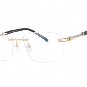 Charriol PC75094 Shiny Gold/Silver / Clear Lens C03 57-18-0 MM