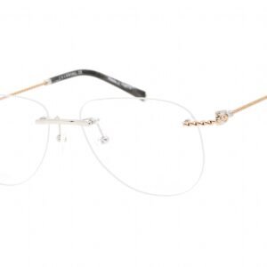 Charriol PC75099 Shiny Silver/Gold / Clear Lens C02 58-17-0 MM