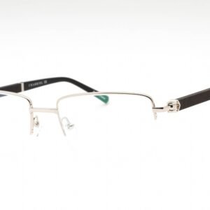 Charriol PC75108 Shiny Silver Black / Clear Lens C02 56-19-145 MM