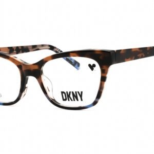 DKNY DK5053 MOCHA/BLUE TORT GRADIENT/Clear demo lens 248 51-18-140 MM