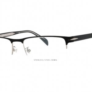 David Beckham DB 1068 MT BLACK RUTHENIUM/Clear demo lens 0TI7 00 58-19-150 MM