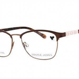 Draper James DJ5003 BROWN/Clear demo lens 201 52-16-140 MM