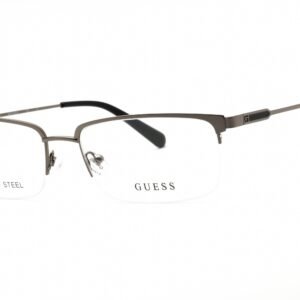 Guess GU50005 shiny gunmetal/Clear demo lens 008 56-18-145 MM