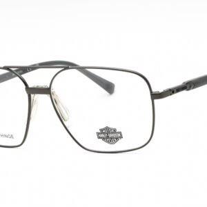 Harley Davidson HD0827 shiny gunmetal/Clear demo lens 008 61-13-145 MM