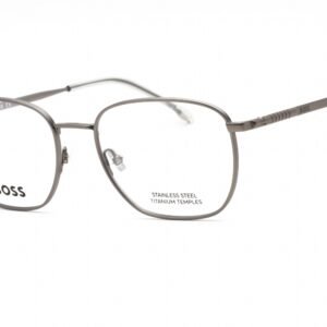Hugo Boss BOSS 1415 Matte Dark Ruthenium /Clear demo lens 0R80 00 55-19-145 MM