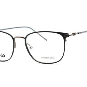 Hugo Boss BOSS 1431 Matte Blue Dark Ruthenium / Clear Lens 0H2T 00 52-18-145 MM