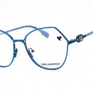 KARL LAGERFELD KL343 BLUE/clear demo lens 400 56-18-130 MM