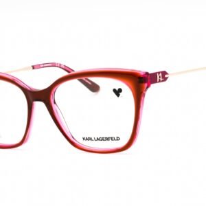 KARL LAGERFELD KL6108 BROWN / ROSE/Clear demo lens 206 54-17-140 MM