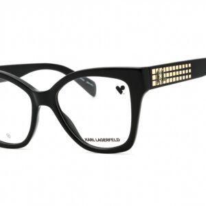 KARL LAGERFELD KL6150 BLACK/Clear demo lens 001 53-17-140 MM