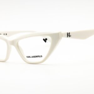 KARL LAGERFELD KL6175 WHITE/Clear demo lens 105 53-16-140 MM