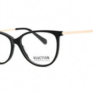 Kenneth Cole Reaction KC0955 shiny black/clear demo lens 001 53-14-140 MM