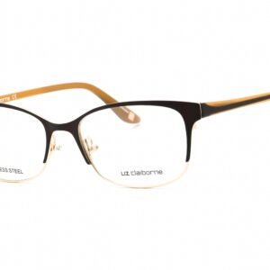 Liz Claiborne L 644 MTBRW GLD/Clear demo lens 0UFM 00 50-16-140 MM