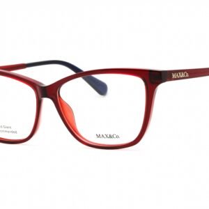 Max & Co MO5038 shiny red/clear demo lens 066 56-13-140 MM