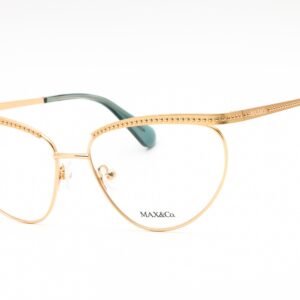 Max & Co MO5136 shiny deep gold/clear demo lens 030 55-15-140 MM