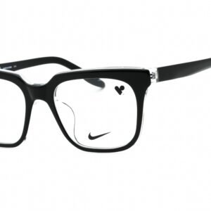 Nike NIKE 7167LB BLACK/CRYSTAL CLEAR/Clear demo lens 010 52-19-145 MM