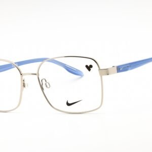 Nike NIKE 8401 SHINY SILVER/BLUE/Clear demo lens 045 53-16-140 MM