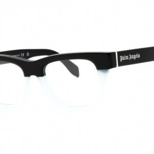Palm Angels STYLE 12 BLACK LIGHT BLUE/Clear demo lens PERJ012S25PLA0014000 51-19-145 MM