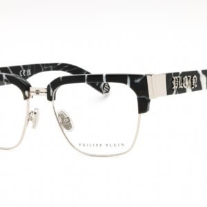 Philipp Plein VPP113M Marbled Black /clear demo lens 0Z21 53-18-145 MM