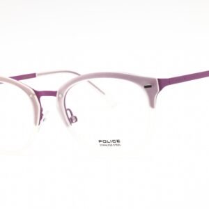 Police VPL283 SHINY LILAC/Clear demo lens 08NV 50-21-135 MM