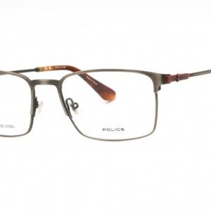 Police VPLF78N SHINY LIGHT RED/Clear demo lens 08F8 53-18-145 MM