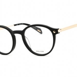 Police VPLG27 SHINY BLACK/Clear demo lens 0700 49-20-135 MM