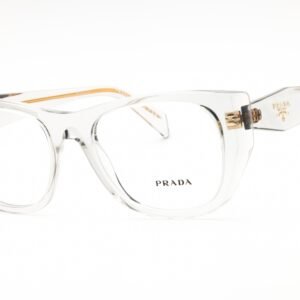Prada 0PR A18V Transparent Light Grey/Transparent 12R1O1 52-19-145 MM