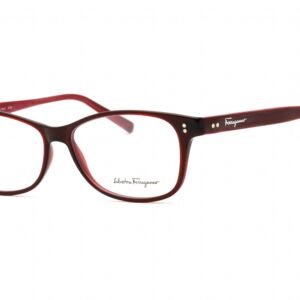 Salvatore Ferragamo SF2910 TRASPARENT WINE/BURGUNDY/clear demo lens 612 55-14-145 MM