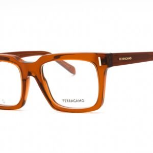 Salvatore Ferragamo SF2993 TRANSPARENT BROWN/Clear demo lens 232 53-19-145 MM