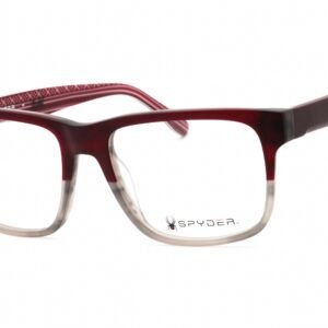 Spyder SP4023 BURGUNDY HORN/Clear demo lens 601 56-18-145 MM