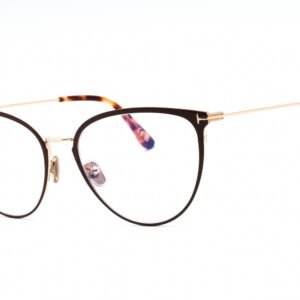 Tom Ford FT5840-B Matte Brown / Clear Lens 046 56-18-140 MM