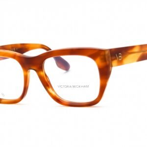 Victoria Beckham VB2660 STRIPED BLONDE HAVANA/Clear demo lens 223 51-18-145 MM