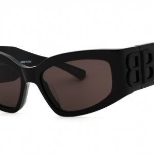 Balenciaga BB0321S BLACK / GREY 001 57-17-125 MM