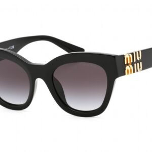 Miu Miu 0MU 01YS Black / Grey Gradient 1AB5D1 51-21-135 MM